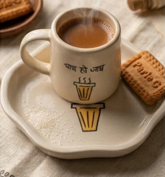 Chai Ho Jaye Mug & Snack Plate Set