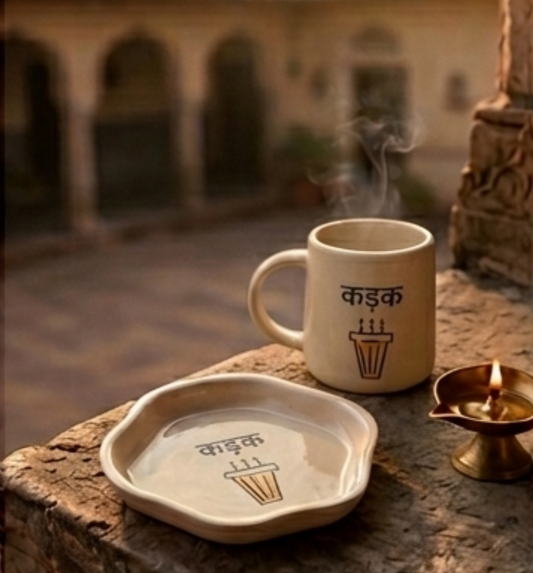 Kadak Mug & Snack Plate Set