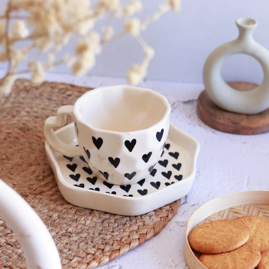 Black Hearts Breakfast Set