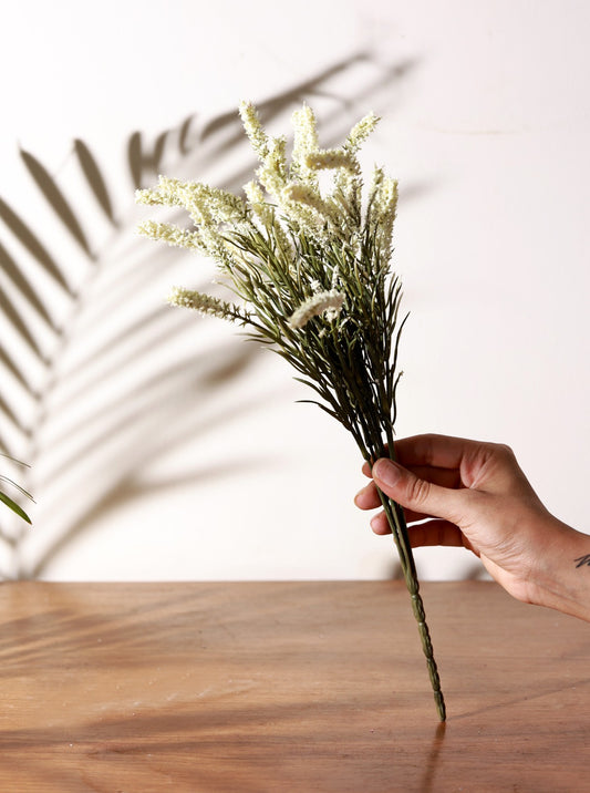 Artificial Lavender Flowers- White