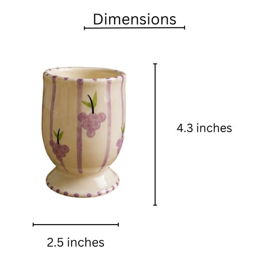 Vintage Grape Ceramic Glass (pre-order)