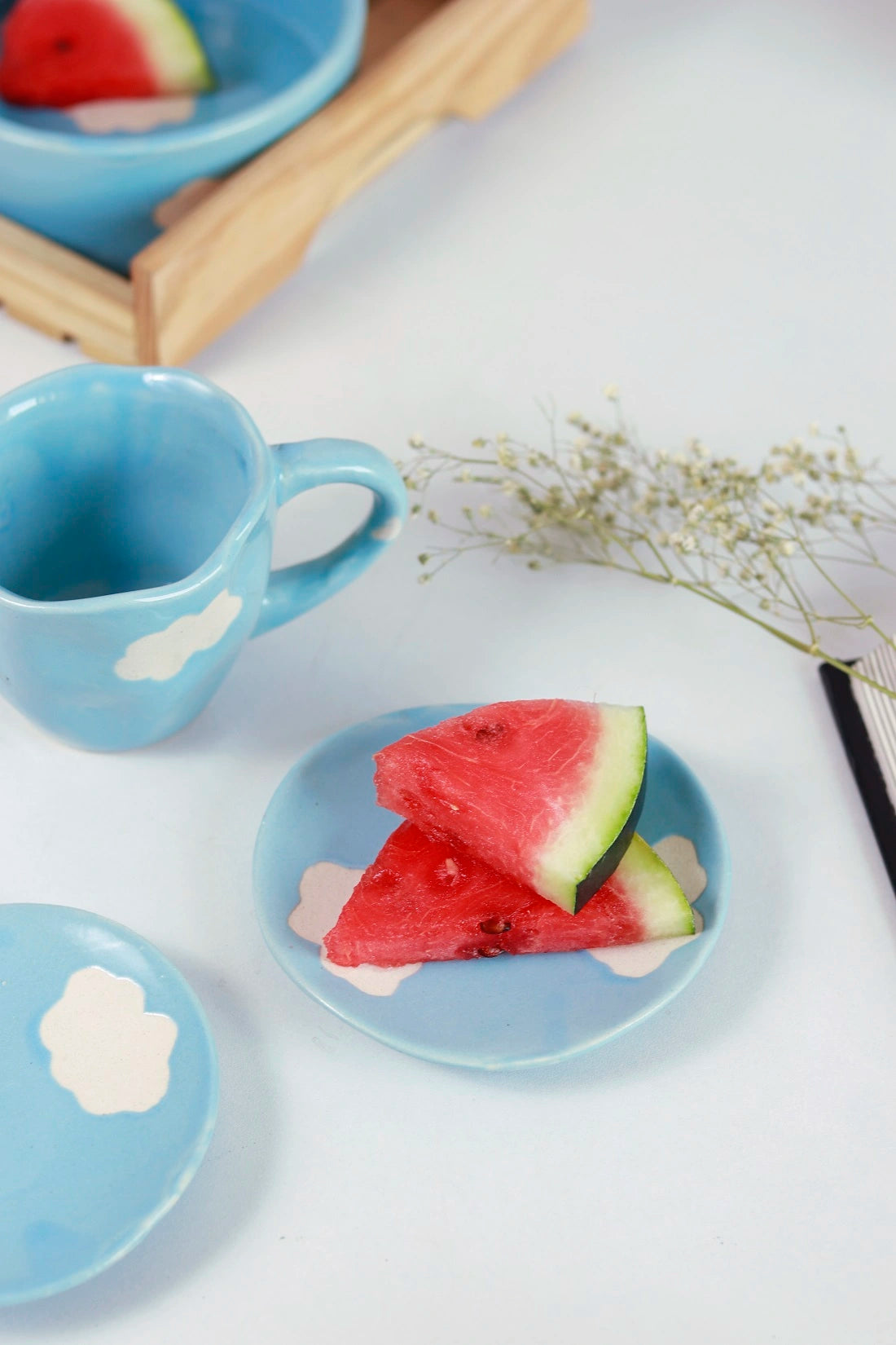 Cloud Breakfast Combo(Cup Saucer & Bowl)