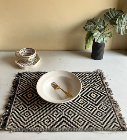 Monochrome Table Mats (Pack of 2)