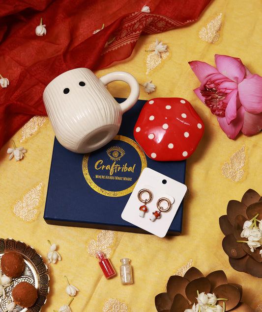 Mushroom Queen Rakhi Hamper