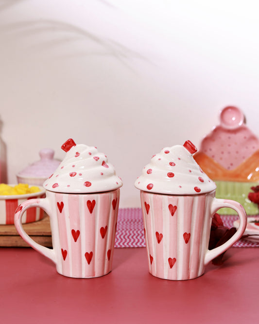 Sweetheart Swirl Mug with Lid