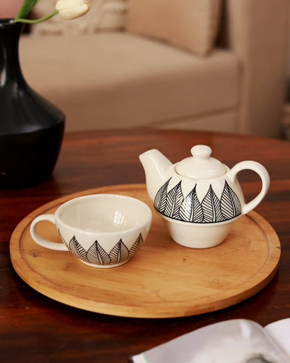 Botanical Kettle and cup set