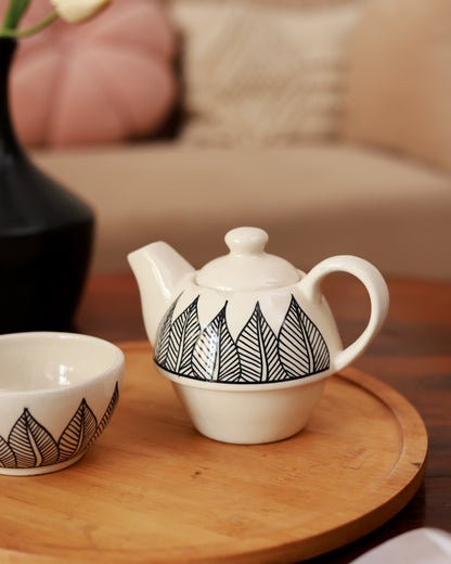 Botanical Kettle and cup set