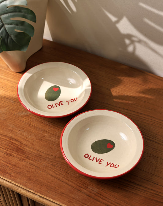 Olive You Pasta Plate