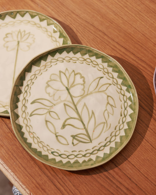 Garden Whimsy Snack Plate