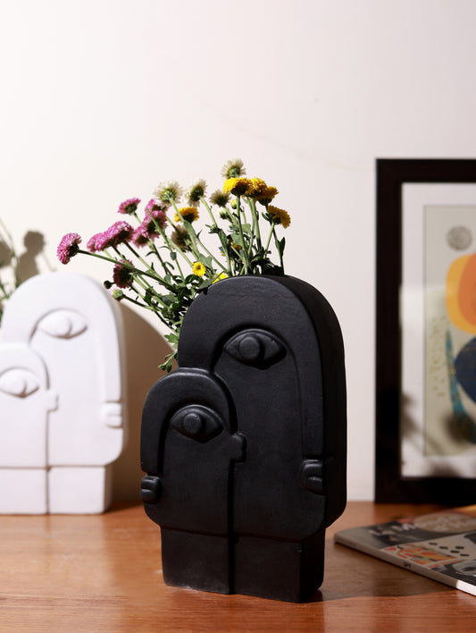 Minimalist Duo Face Vase Combo