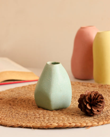 Pastel Stone Vase (set of 3)