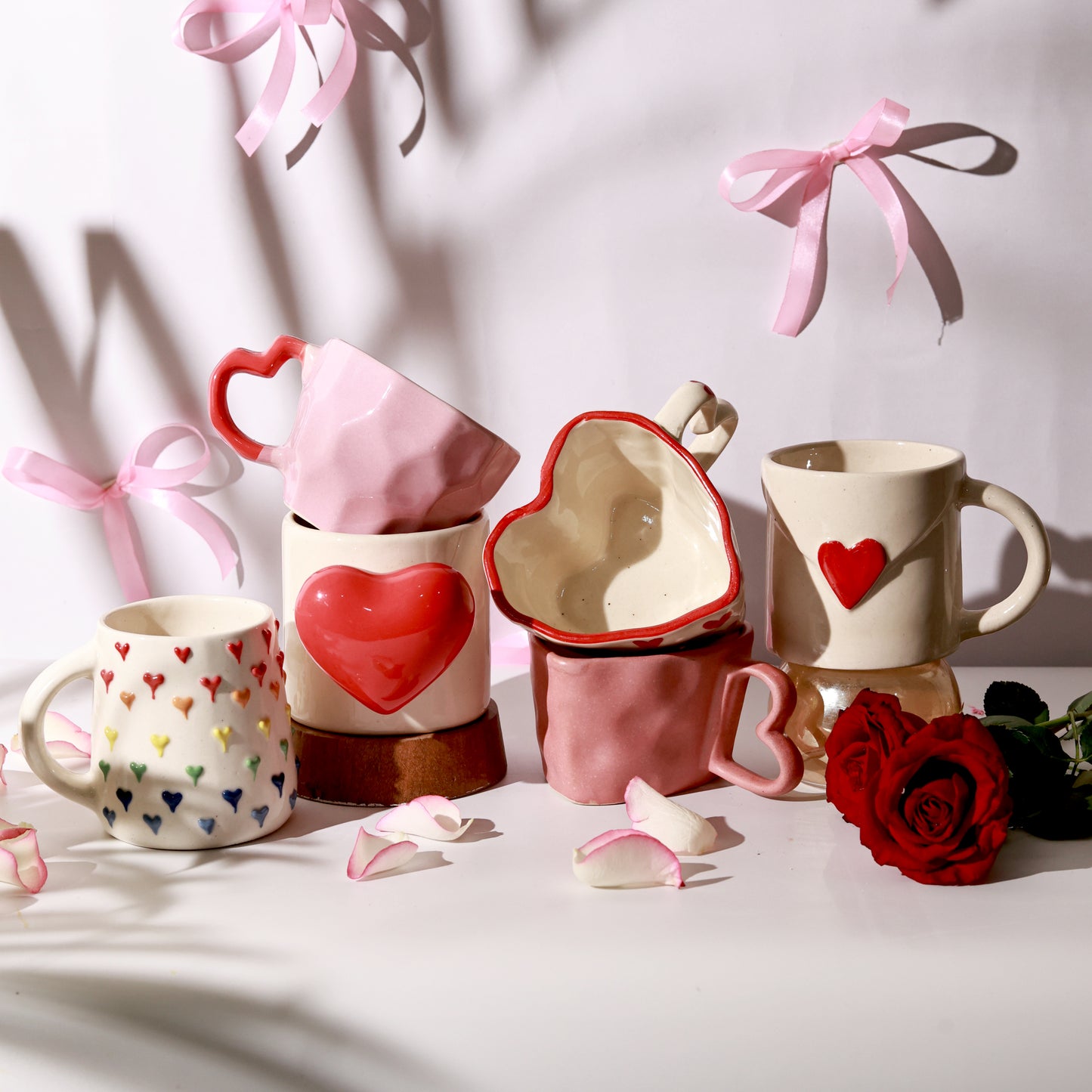 Set of 6 Bestselling Heart Mug Combo