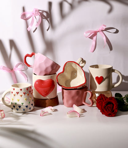 Set of 6 Bestselling Heart Mug Combo