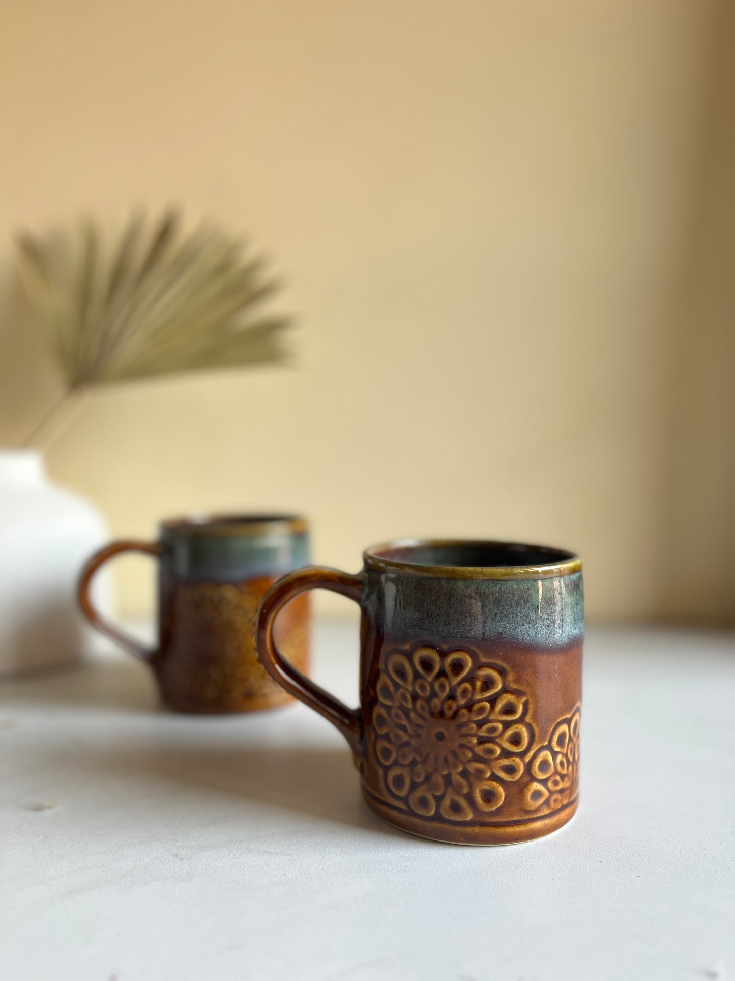 Studio Pottery Brown Coffee Mug