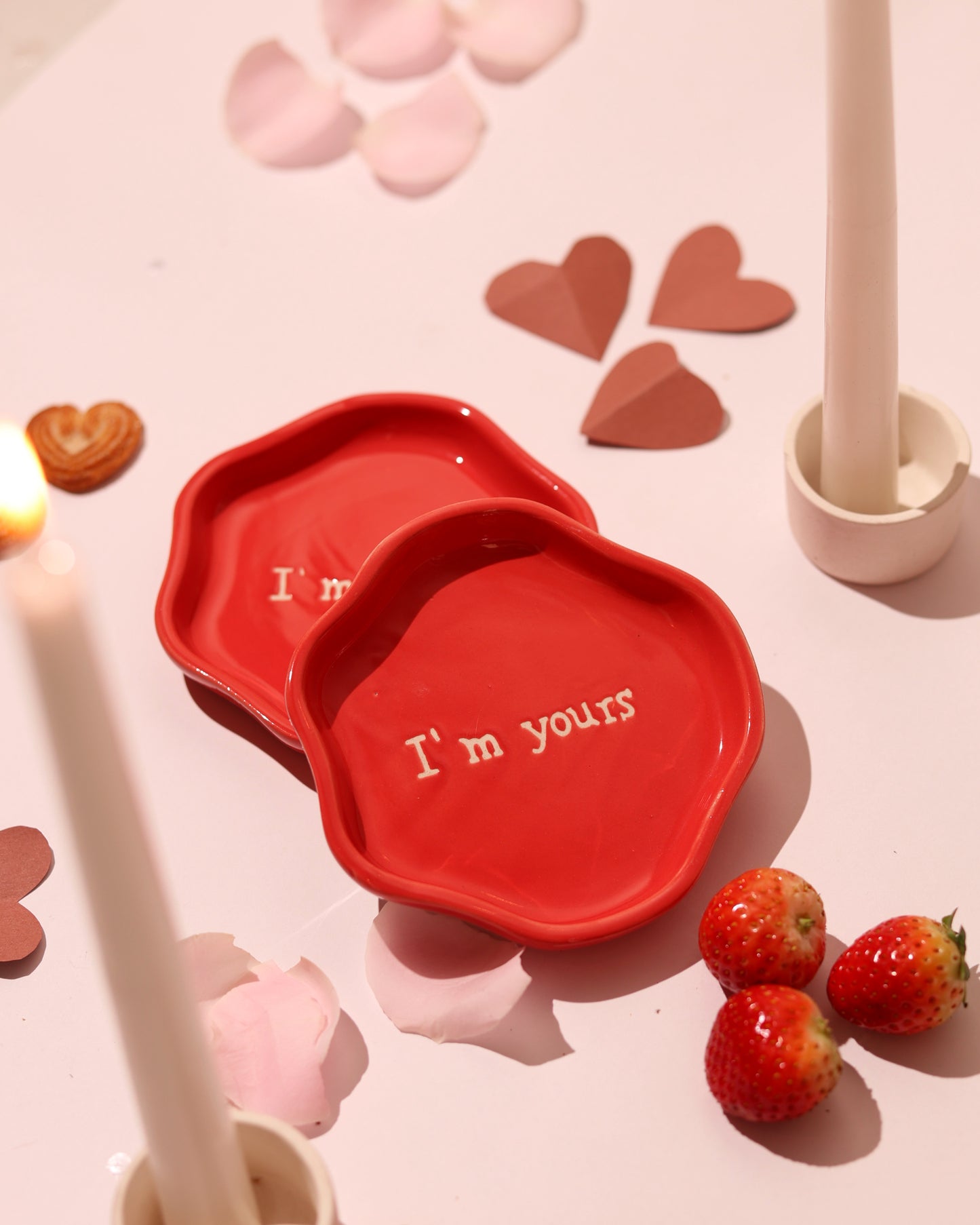 Valentine's Dessert Plate- I'm yours