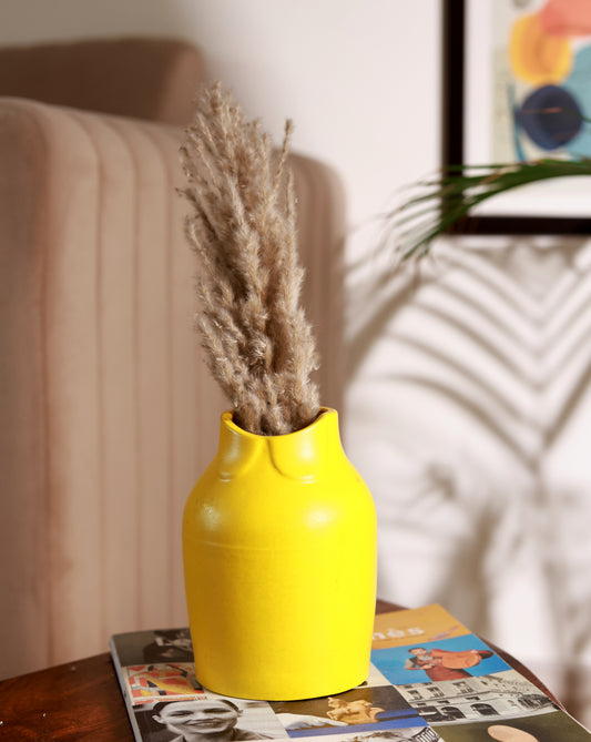 Bow Collar Vase (Yellow)
