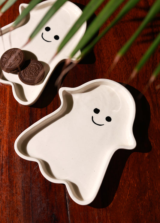 Ghost Dessert Plate