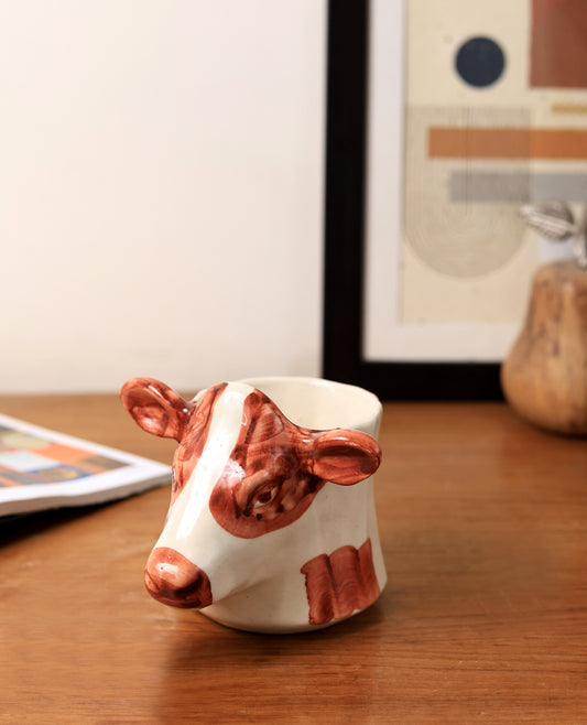 Brown Cow Planter