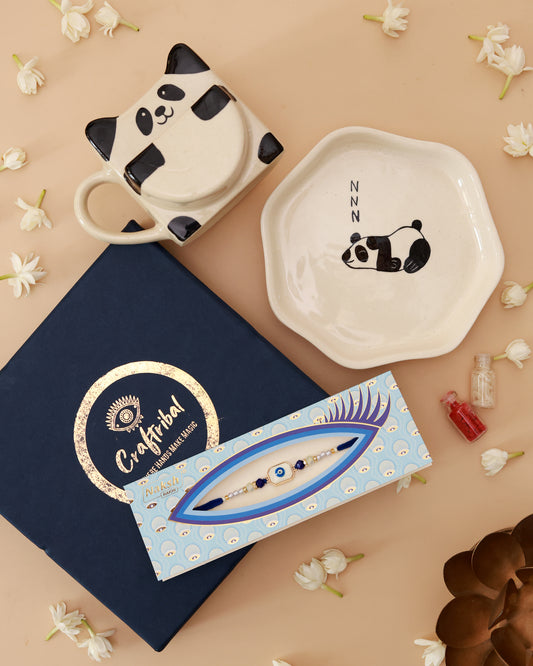 Panda Aura Rakhi Hamper