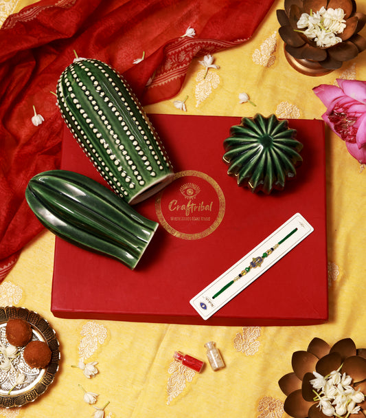 The Green Love Rakhi Hamper