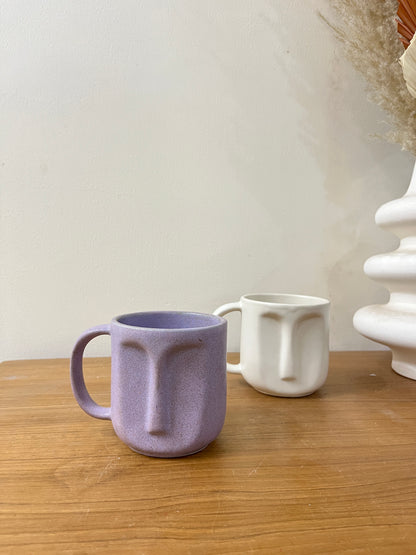 Abstract Face Mug Duet