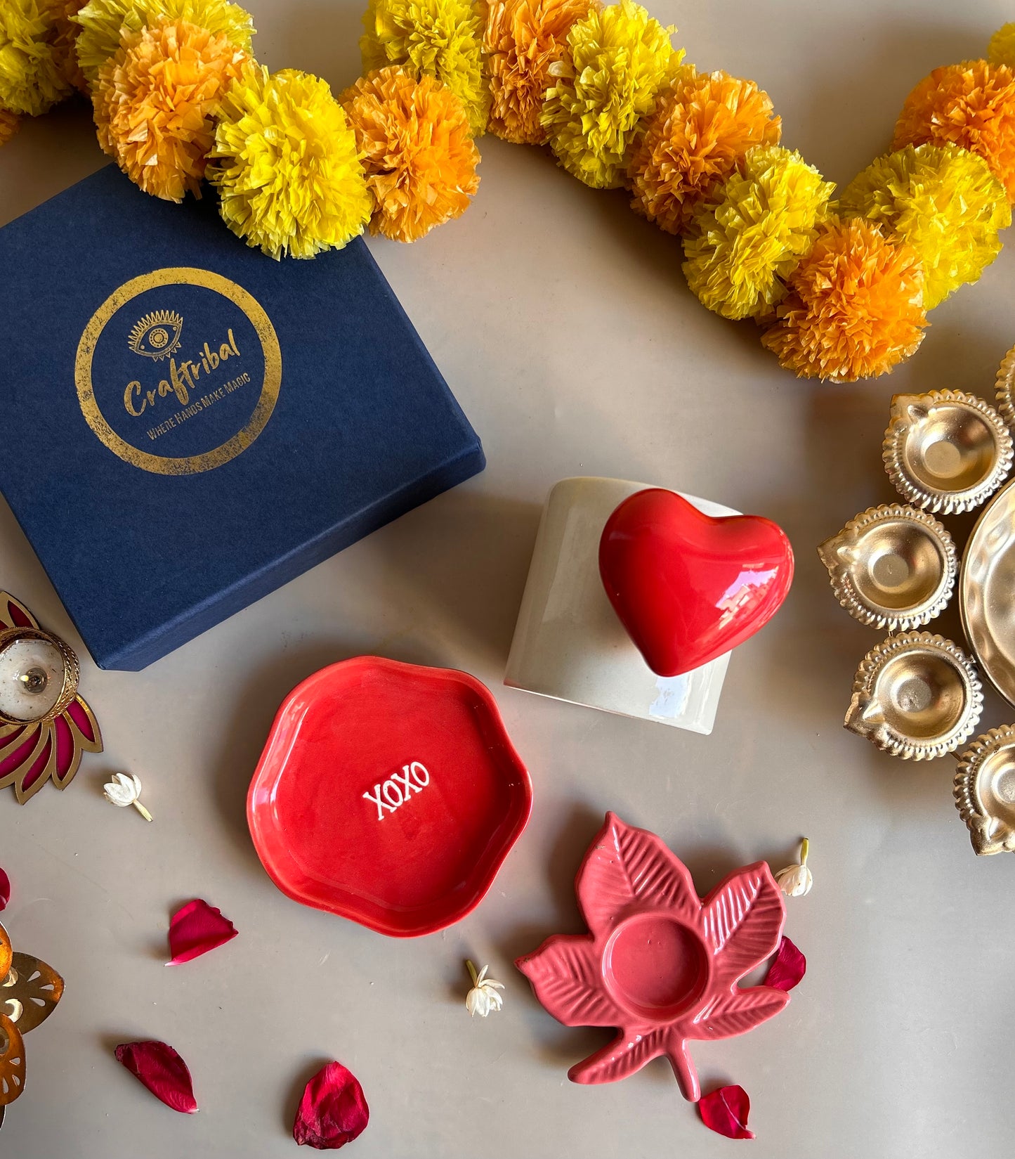 Red Romance Diwali Hamper