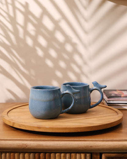 Bird Mug- Blue