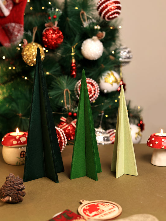 Decorative Christmas Tree (Set of 3)