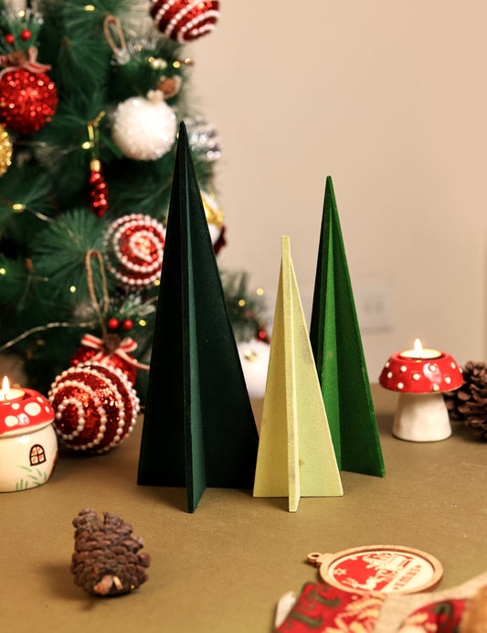 Decorative Christmas Tree (Set of 3)