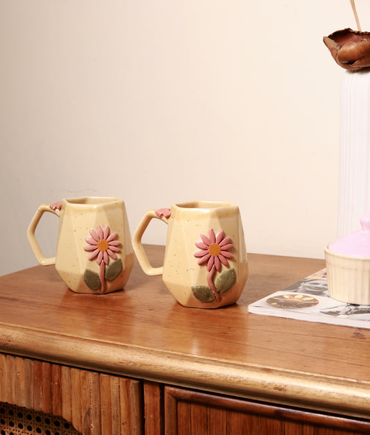 Morning Daisy Mug- Yellow