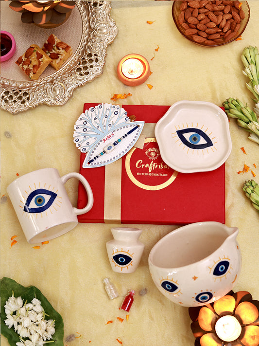 The Evil Eye Luxe Rakhi Hamper