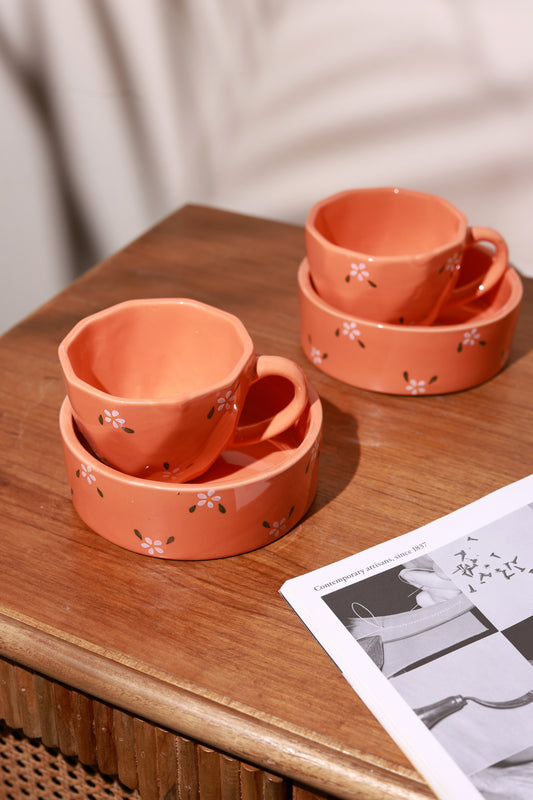 Garden Glow Breakfast Set (Orange)
