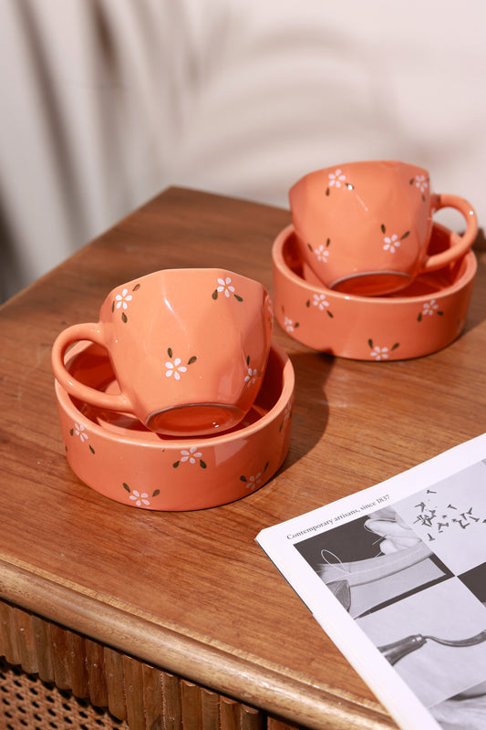 Garden Glow Breakfast Set (Orange)