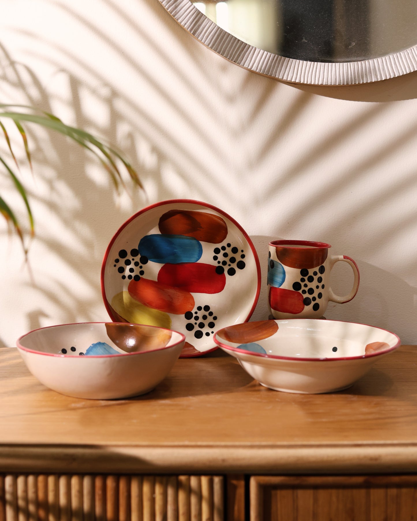 Palette of Joy Tableware Combo of 4