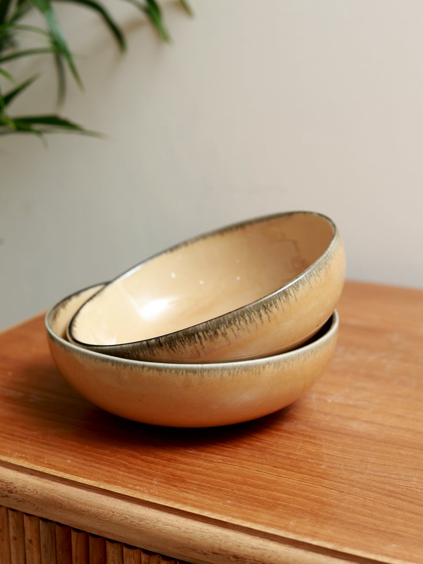 Beige Pasta Bowl