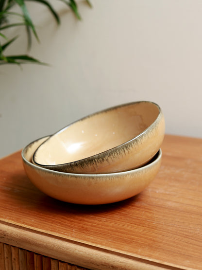 Beige Pasta Bowl