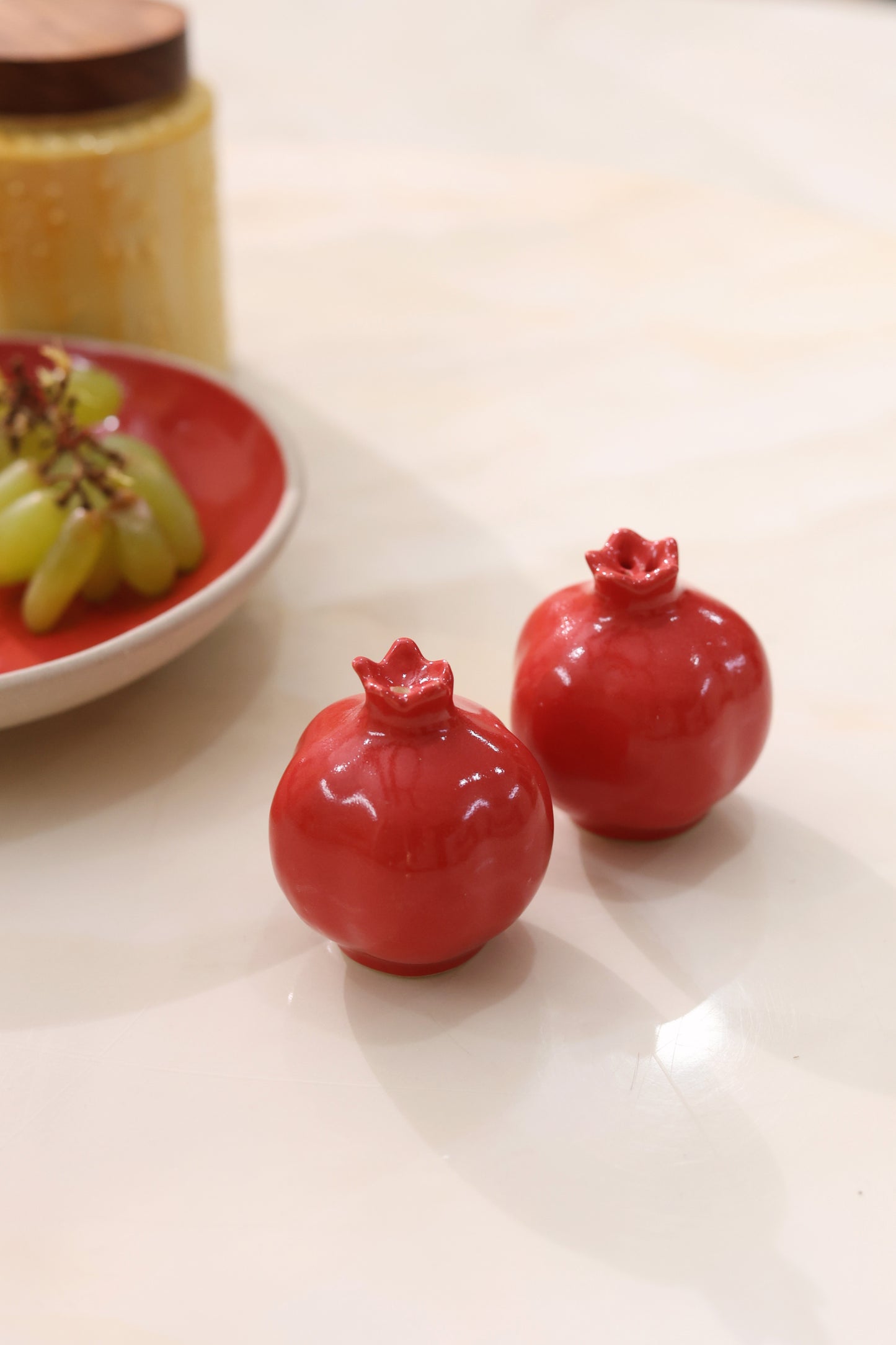 Pomegranate Salt n Pepper Shakers