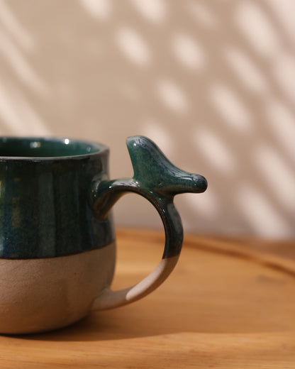 Bird Mug- Green