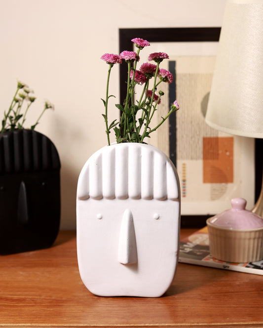 Ribbed Fringe Vase Combo