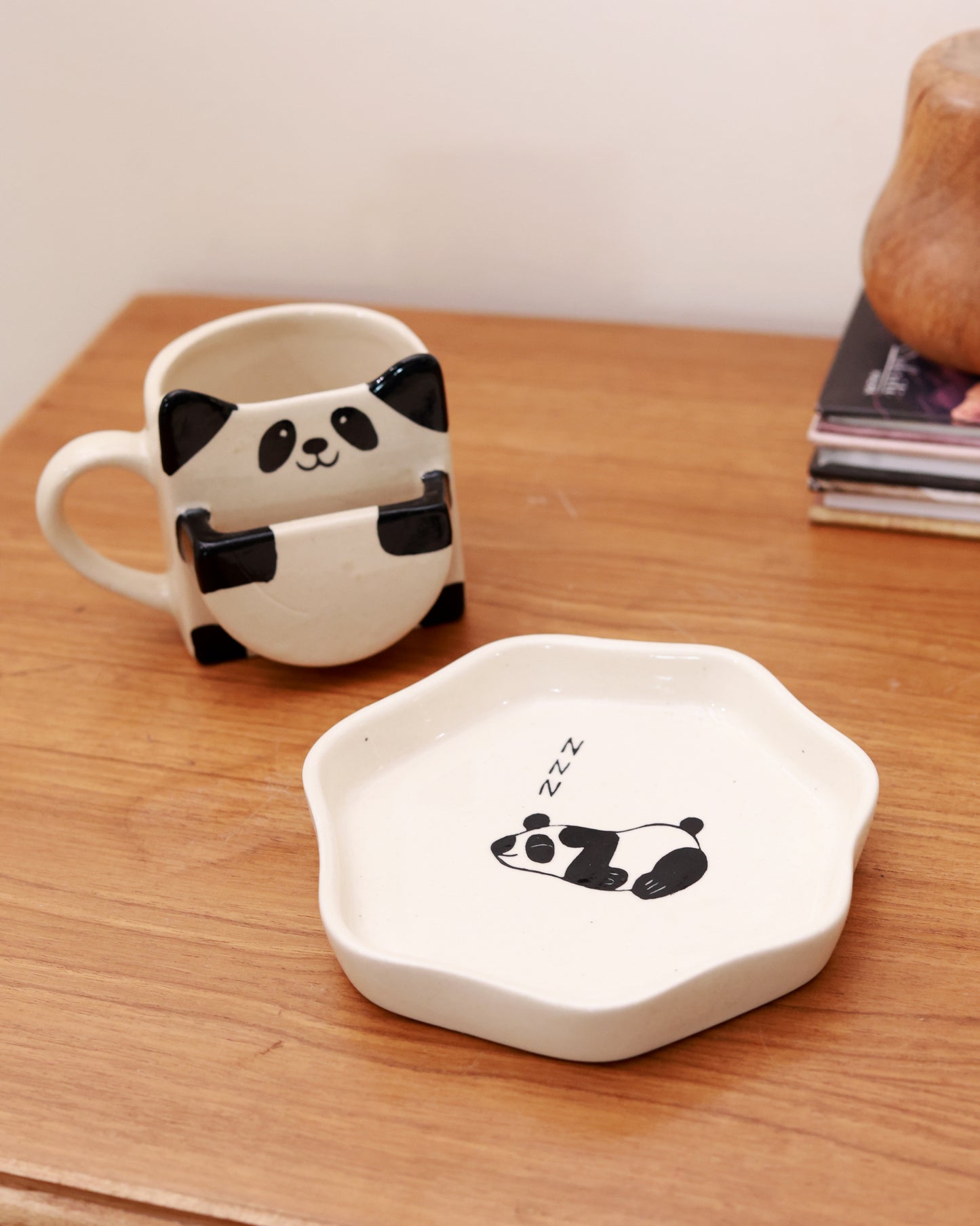 Panda Mug & Dessert Plate Combo