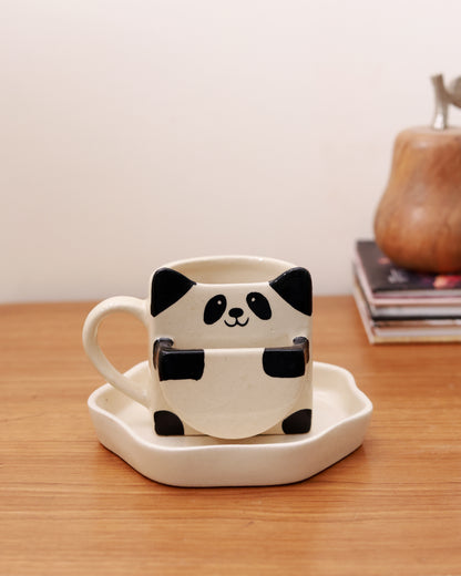 Panda Mug & Dessert Plate Combo