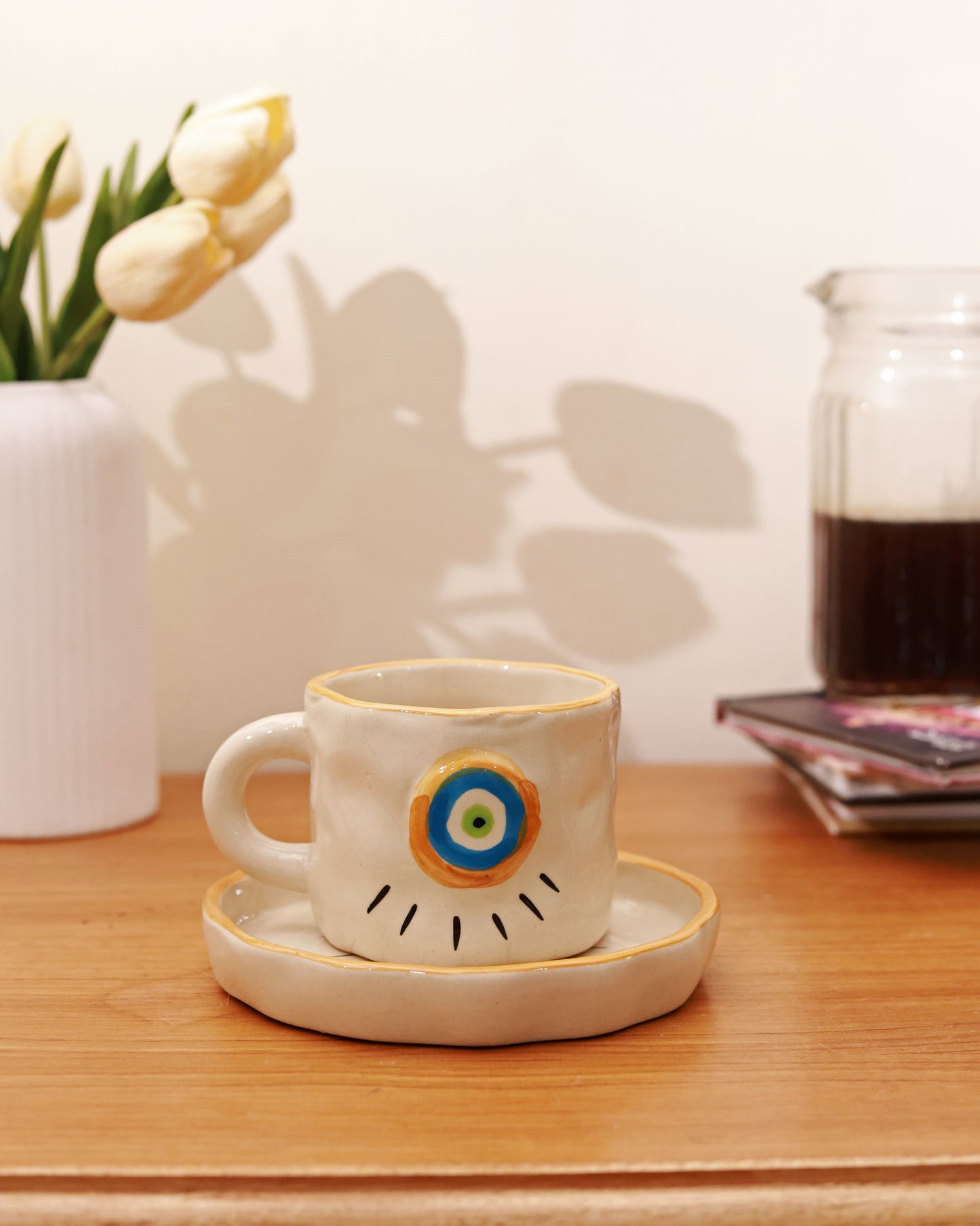 Evil Eye Mug & Dessert Plate Combo