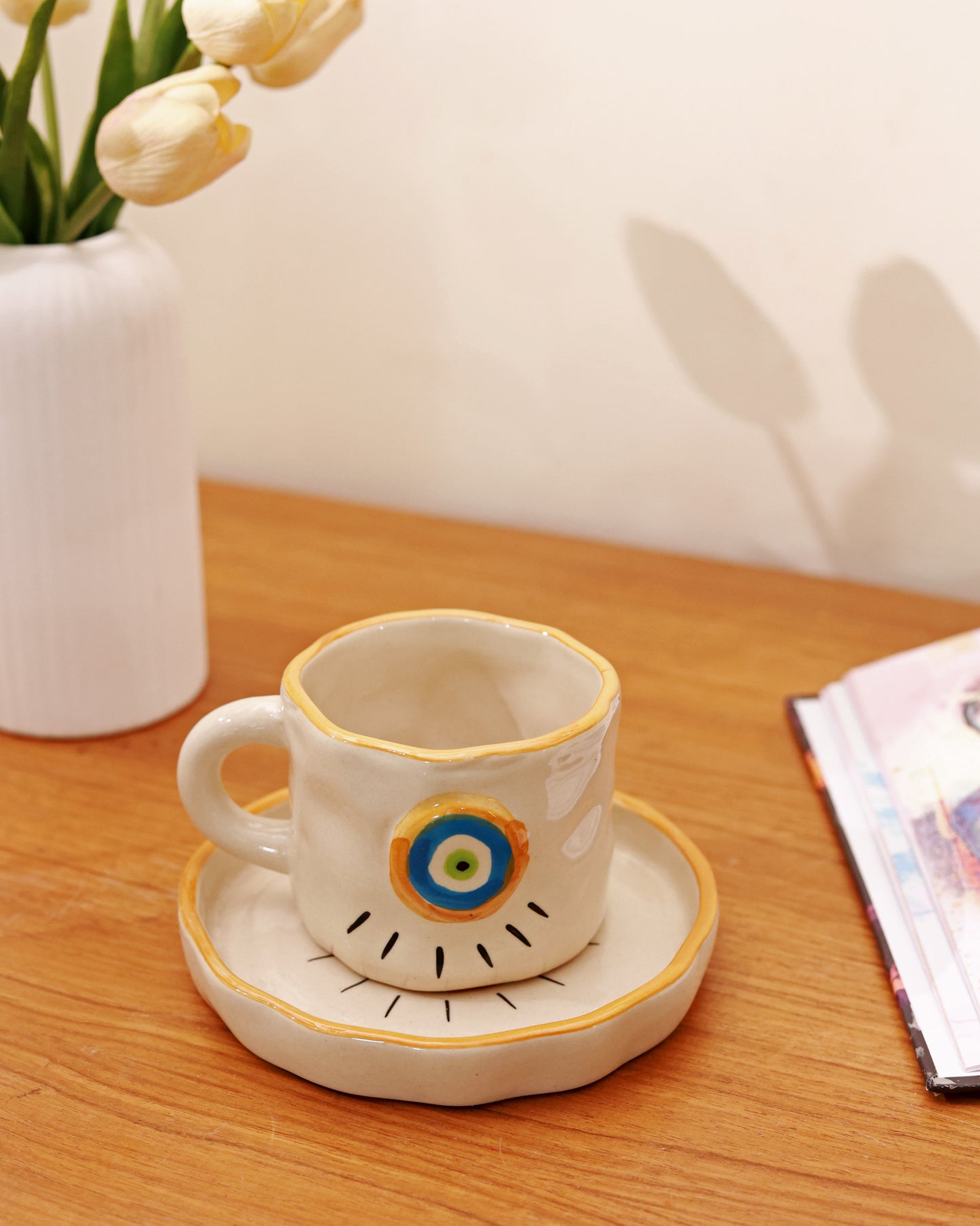 Evil Eye Mug & Dessert Plate Combo