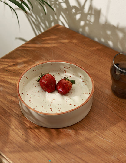 Ceramic Meal Bowl- Beige
