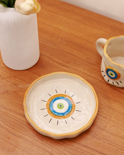 Evil Eye Mug & Dessert Plate Combo