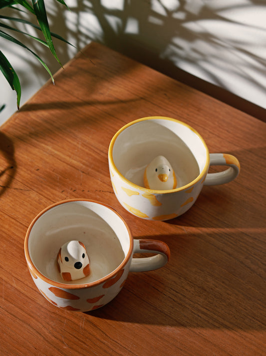 Dog & Duck Mug Combo