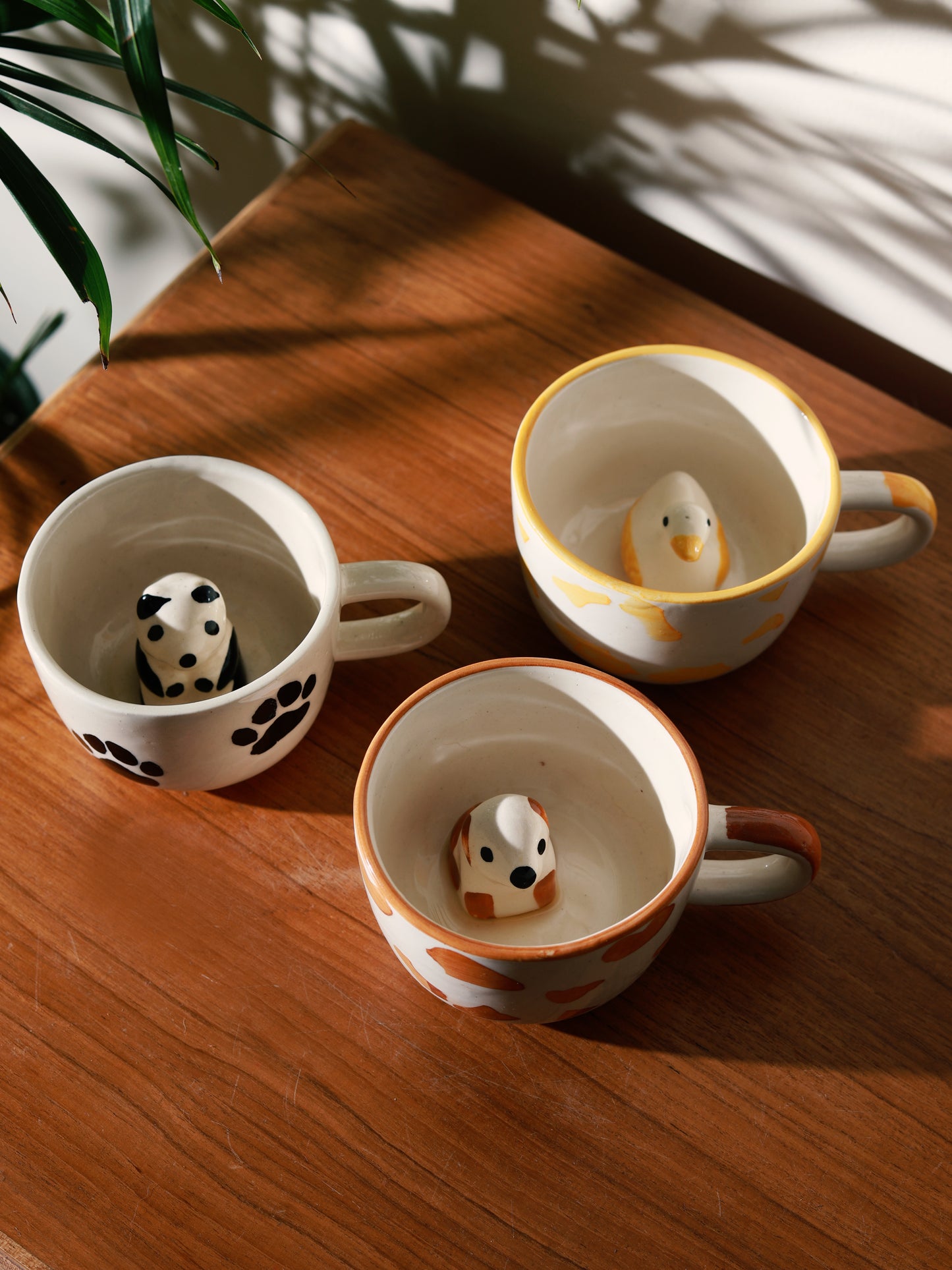 Dog, Duck & Panda Mug Combo