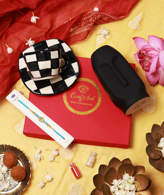 The Monochrome Desk Rakhi Hamper