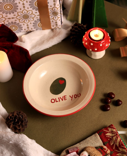 Olive You Pasta Plate