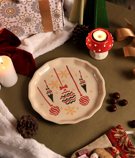 Hanpainted - Festive Moments Snack Plate